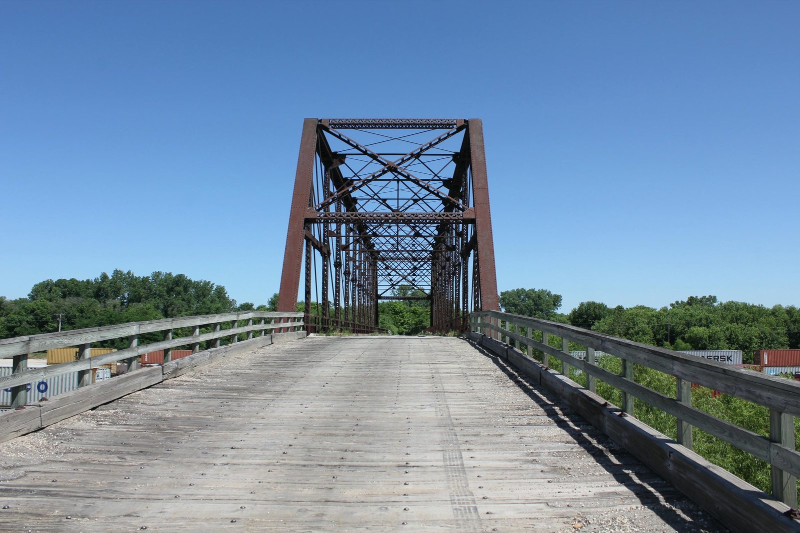 Looking north